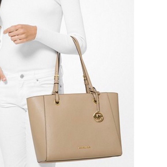 Women's Walsh Medium Saffiano Leather Tote Bag - Picture 1 of 7